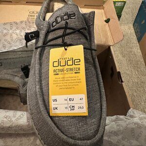 HEY DUDE WALLY L STRETCH STEEL 14 NIB